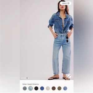 We The Free Deep Trance Dropped Boyfriend Jeans SZ 26